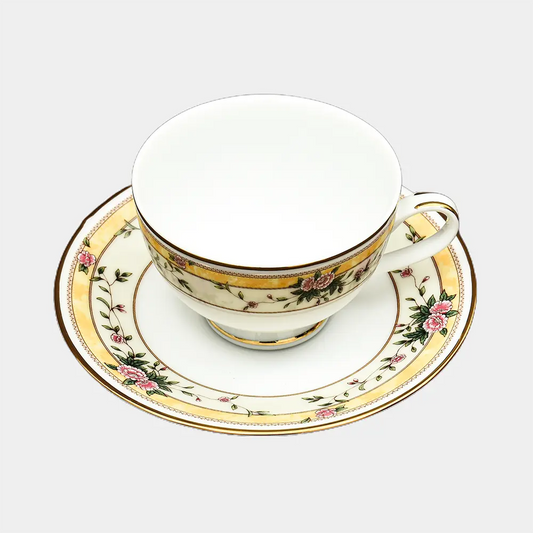 Tea Cup & Saucer 6pc | Yellow | Yeseniya ICHKAN