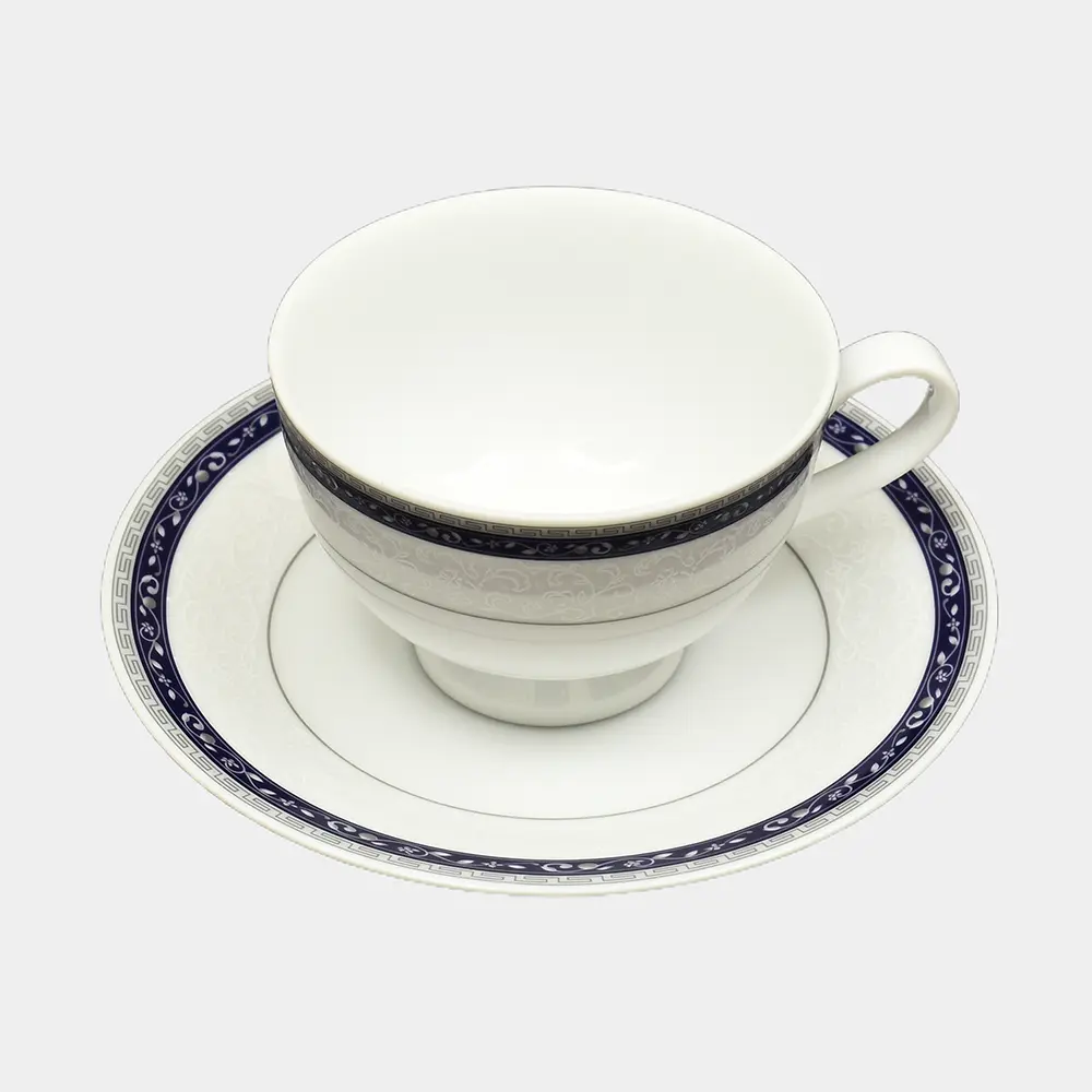 Tea Cup & Saucer 6pc | Blue | Dinole ICHKAN
