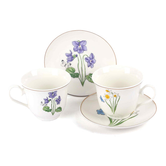 Tea Cup and Saucer Set 12 Pcs | Tarang | Ichkan Roots