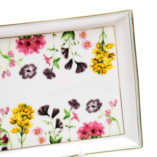 Rectangle Snack Tray/Platter Large | Yellow | Basant ICHKAN