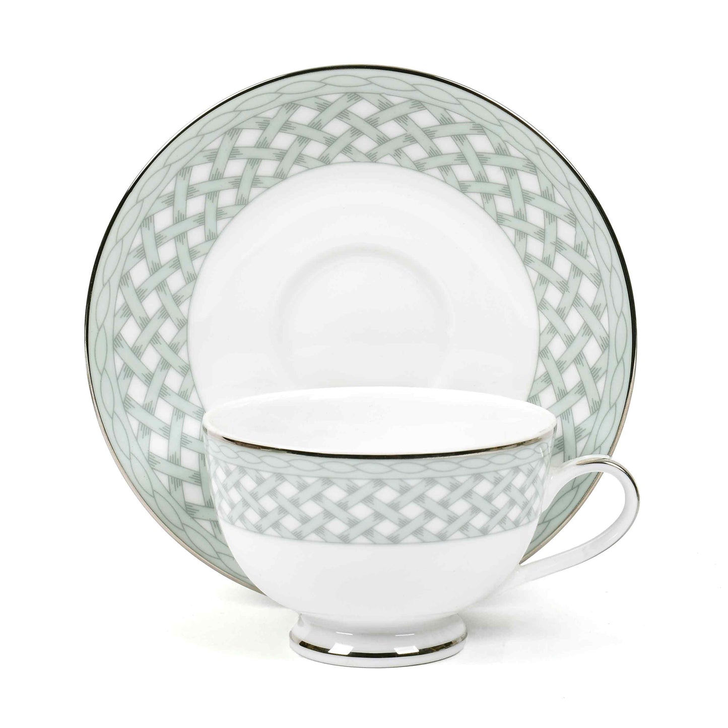 Dankotuwa Sri Lanka Tea Cup & Saucer 12pc | Blue | Valera ICHKAN
