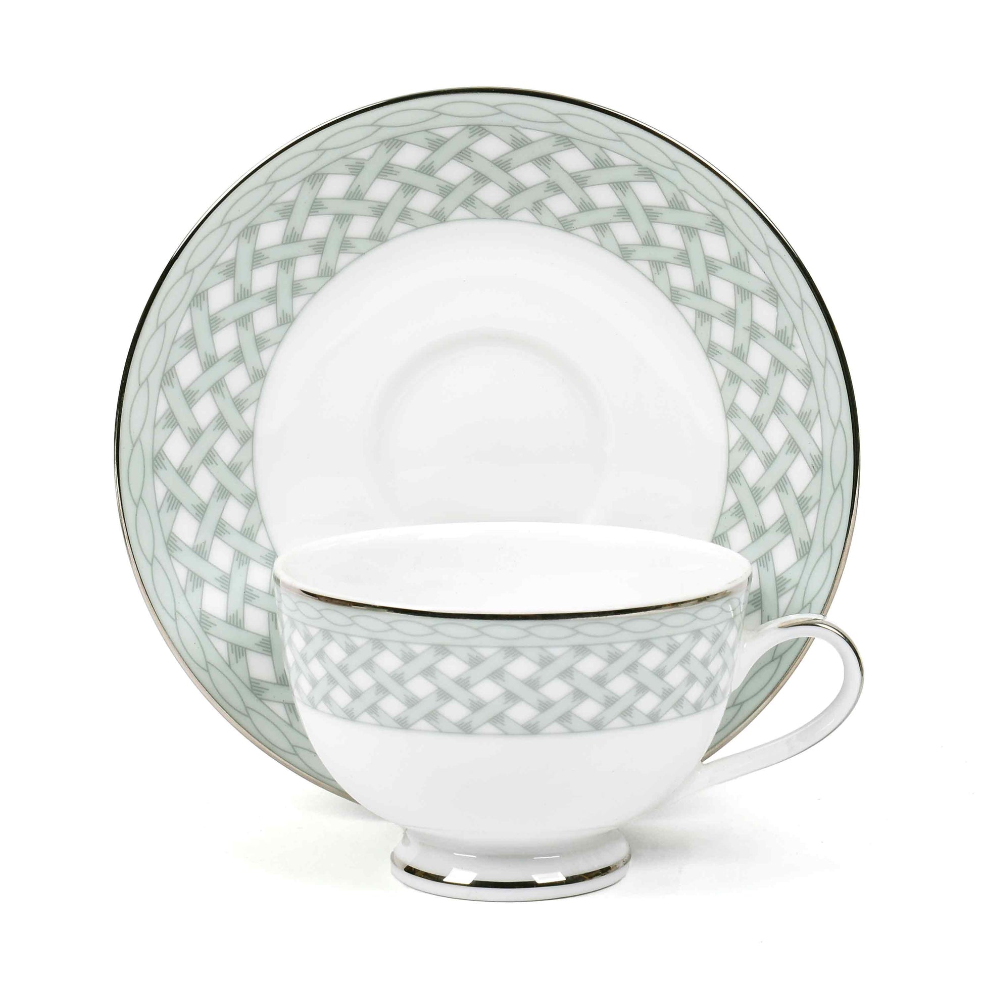 Dankotuwa Sri Lanka Tea Cup & Saucer 12pc | Blue | Valera ICHKAN
