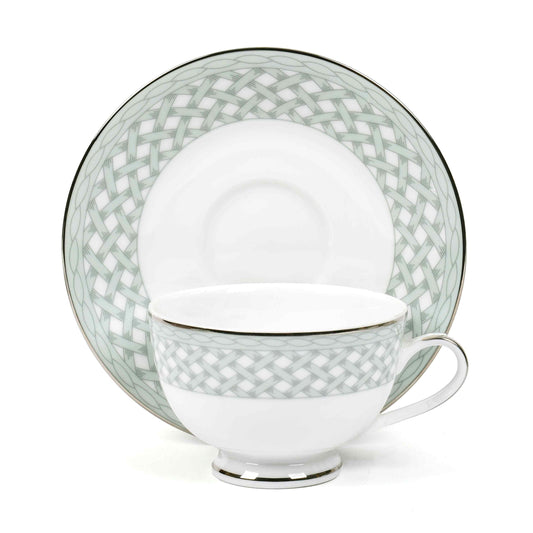 Dankotuwa Sri Lanka Tea Cup & Saucer 12pc | Blue | Valera ICHKAN