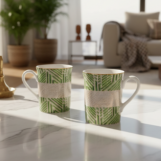 Classic Coffee Mug Set of 2 | Green | Verde ICHKAN by Day To Day