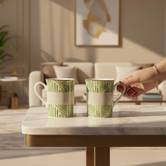 Classic Coffee Mug Set of 6 | Green | Verde ICHKAN by Day To Day