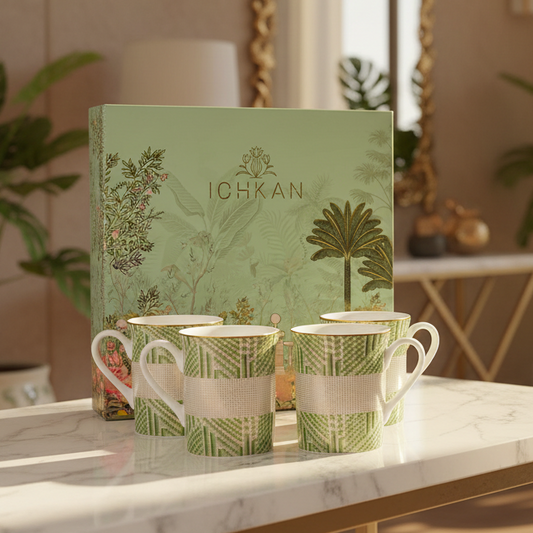 Classic Coffee Mug Set of 4 | Green | Verde ICHKAN by Day To Day