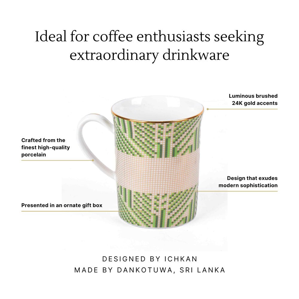 Classic Coffee Mug Set of 4 | Green | Verde ICHKAN by Day To Day