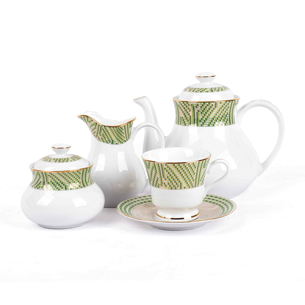 Tea Set 17 Pcs | Green | Verde ICHKAN by Day To Day