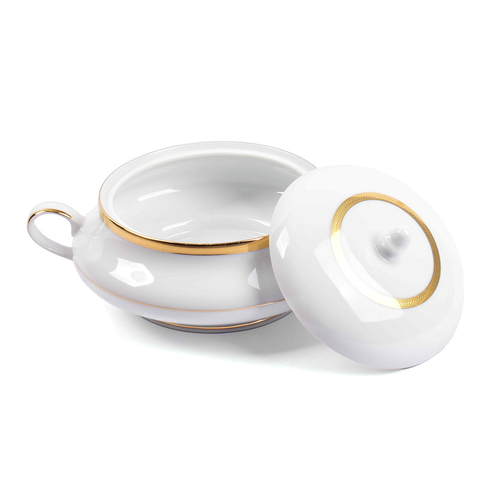 Porcelain Dinner Set 41pc | Gold | Vienna Gold ICHKAN by Day To Day