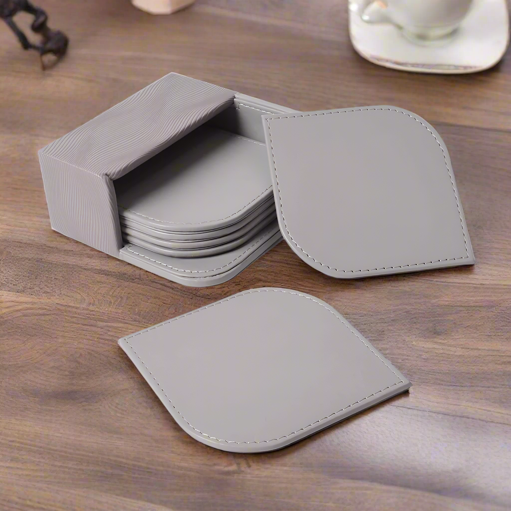 Coasters Set Of 6 | Grey | Wave ICHKAN by Day To Day