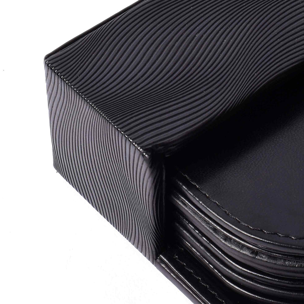 Coasters Set Of 6 | Black | Wave ICHKAN by Day To Day