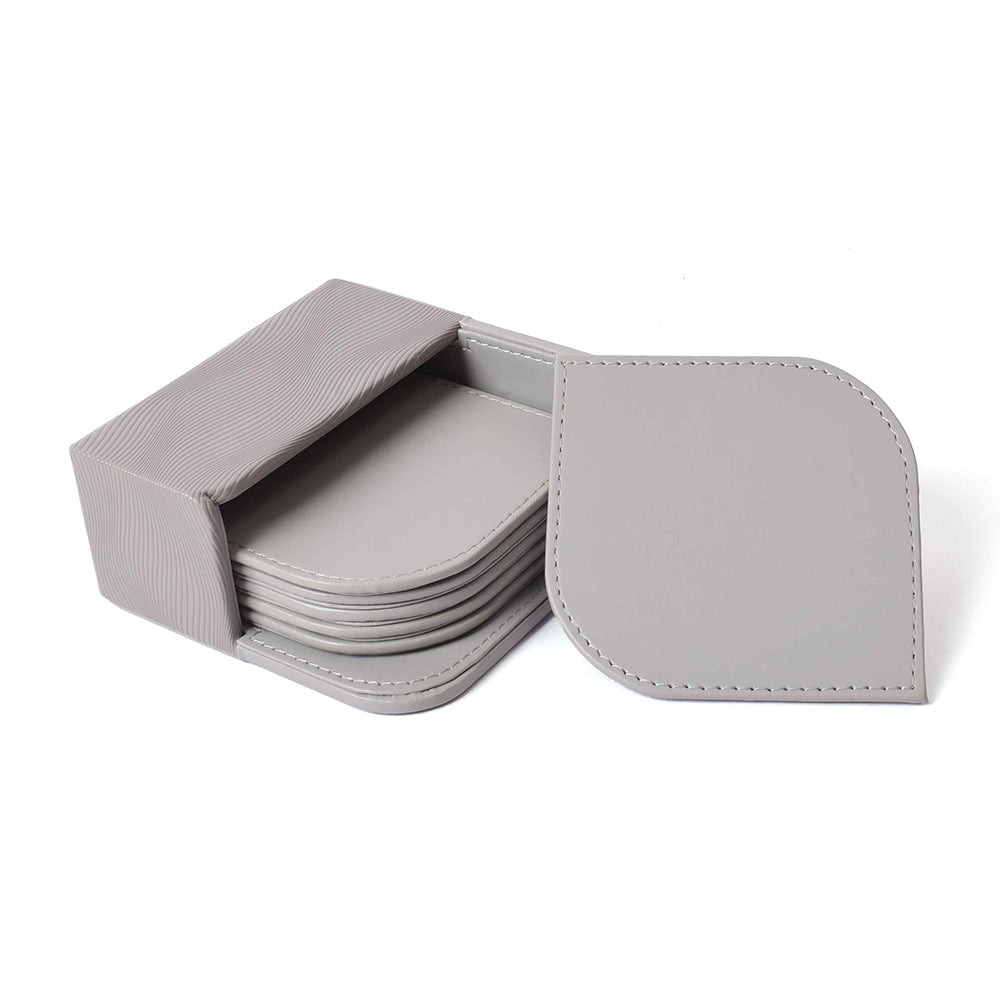 Coasters Set Of 6 | Grey | Wave ICHKAN by Day To Day