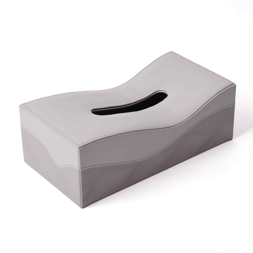 Rectangle Tissue Box | Grey | Wave ICHKAN by Day To Day