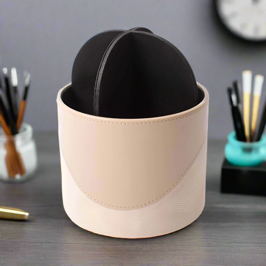 Rotating Cosmetic/Pen Holder | Beige | Wave ICHKAN by Day To Day