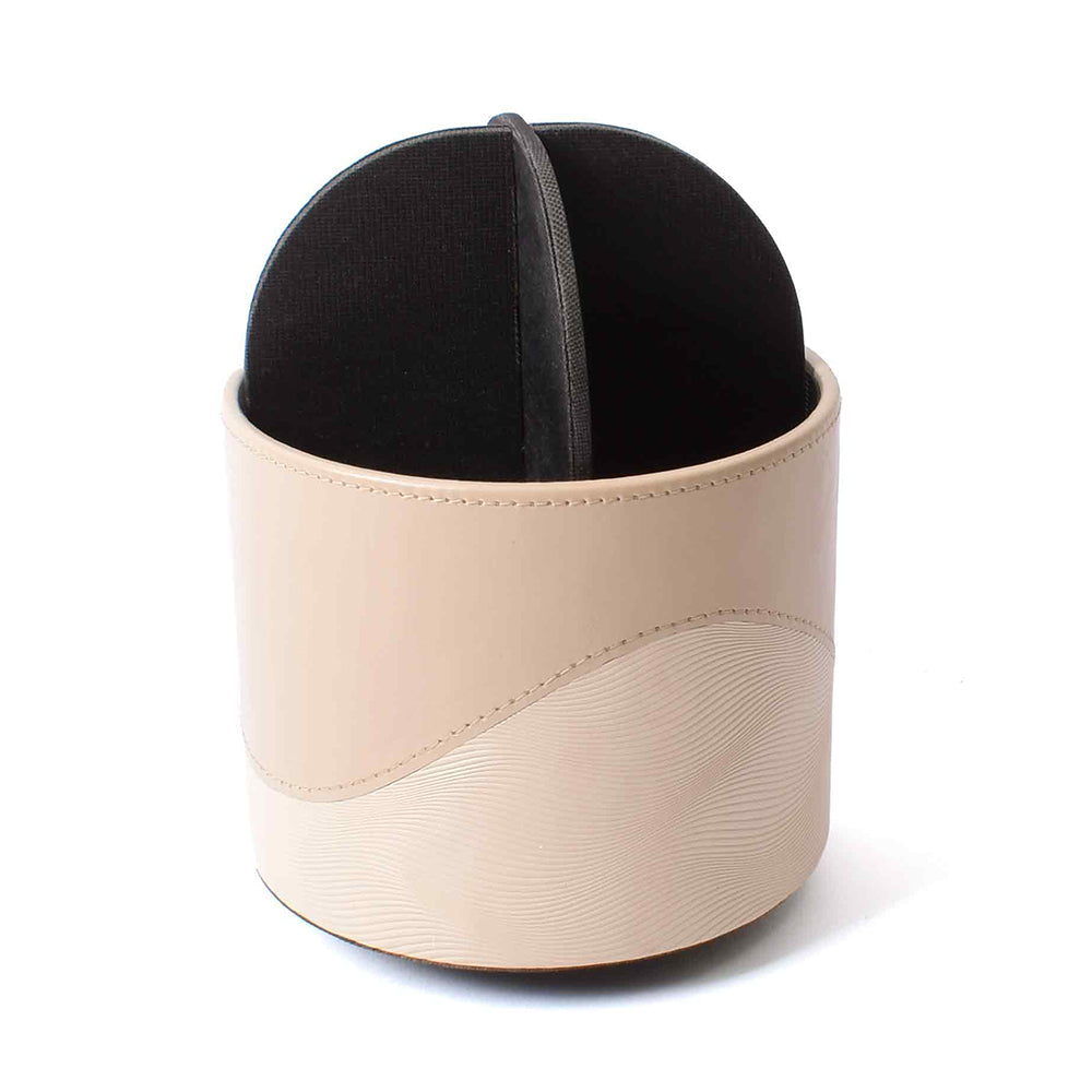 Rotating Cosmetic/Pen Holder | Beige | Wave ICHKAN by Day To Day