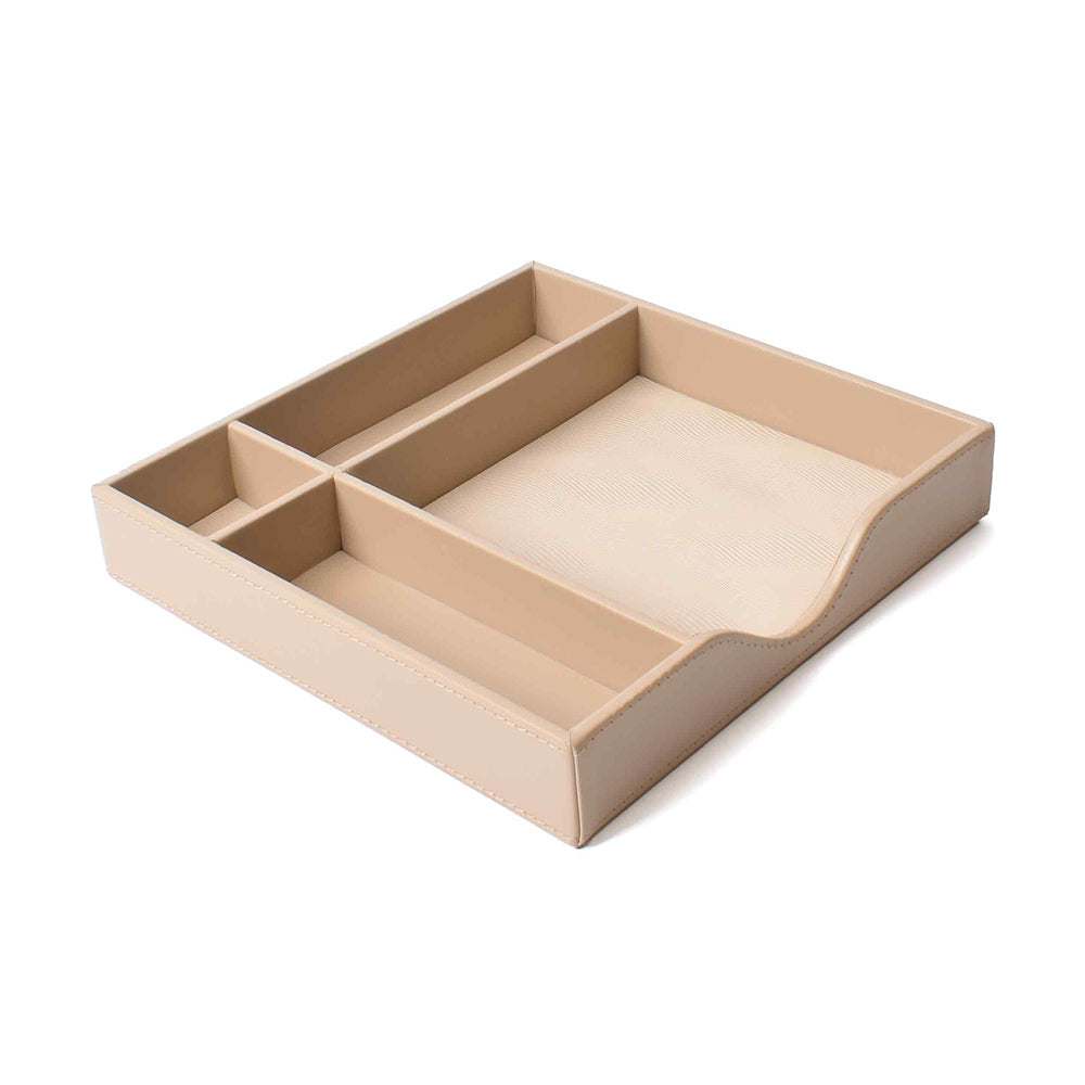 Square Tray Organizer | Beige | Wave ICHKAN by Day To Day