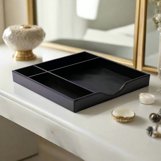 Square Tray Organizer | Black | Wave ICHKAN by Day To Day