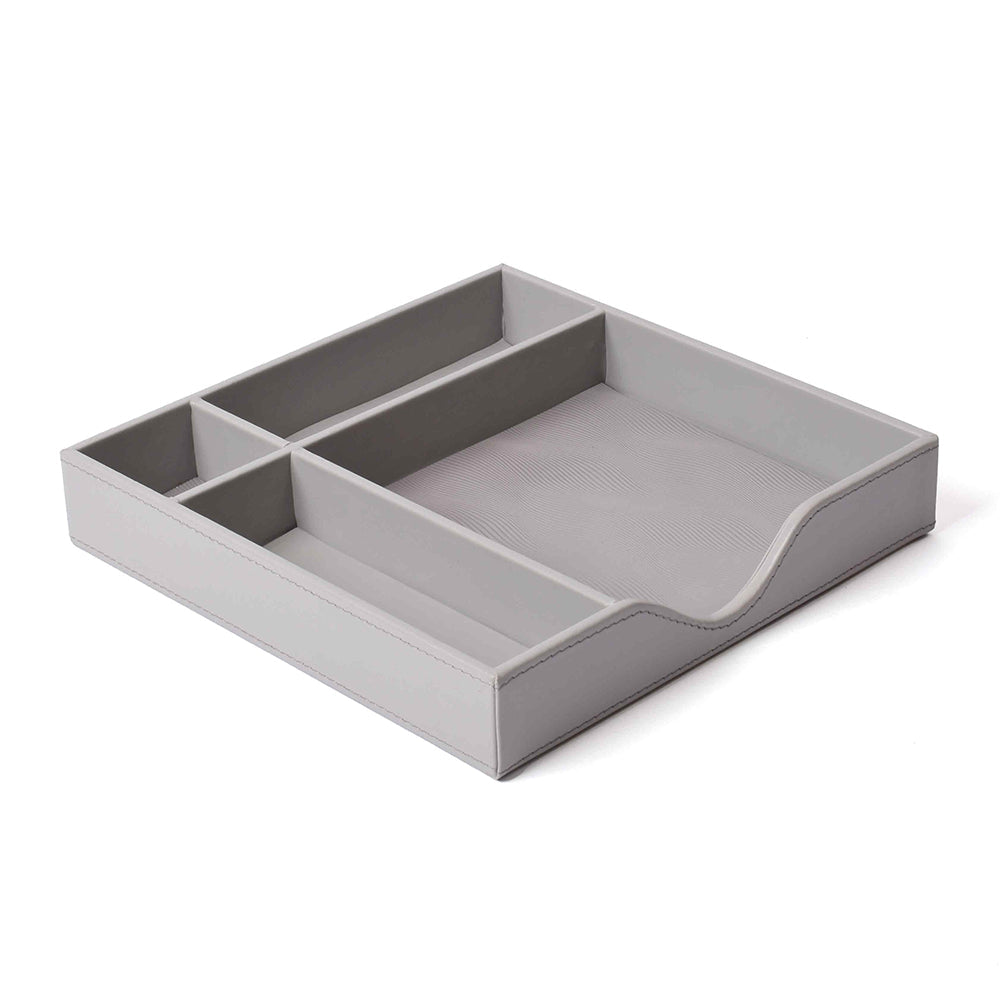 Square Tray Organizer | Grey | Wave ICHKAN by Day To Day