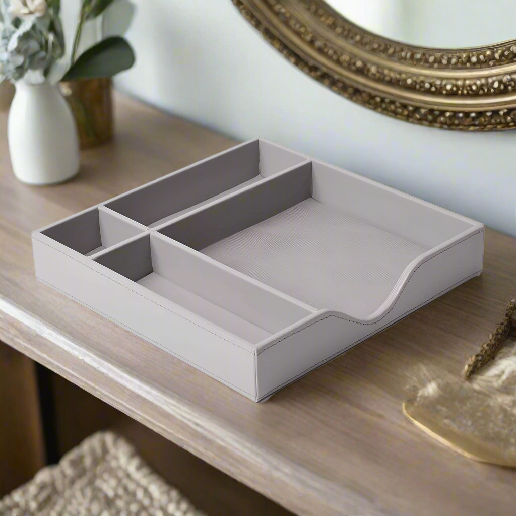 Square Tray Organizer | Grey | Wave ICHKAN by Day To Day