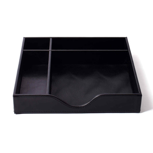 Square Tray Organizer | Black | Wave ICHKAN by Day To Day