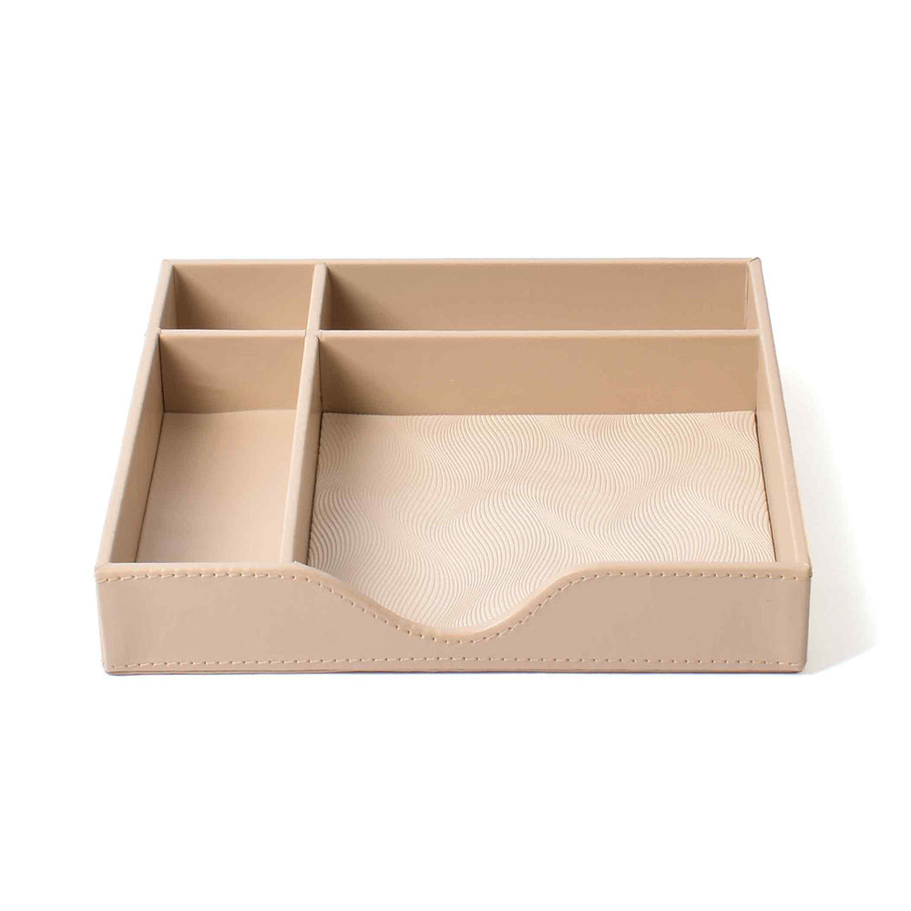 Square Tray Organizer | Beige | Wave ICHKAN by Day To Day