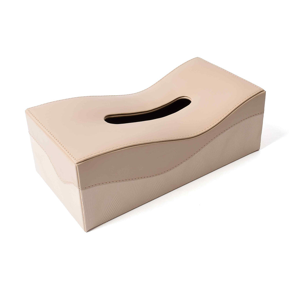 Rectangle Tissue Box | Beige | Wave ICHKAN by Day To Day