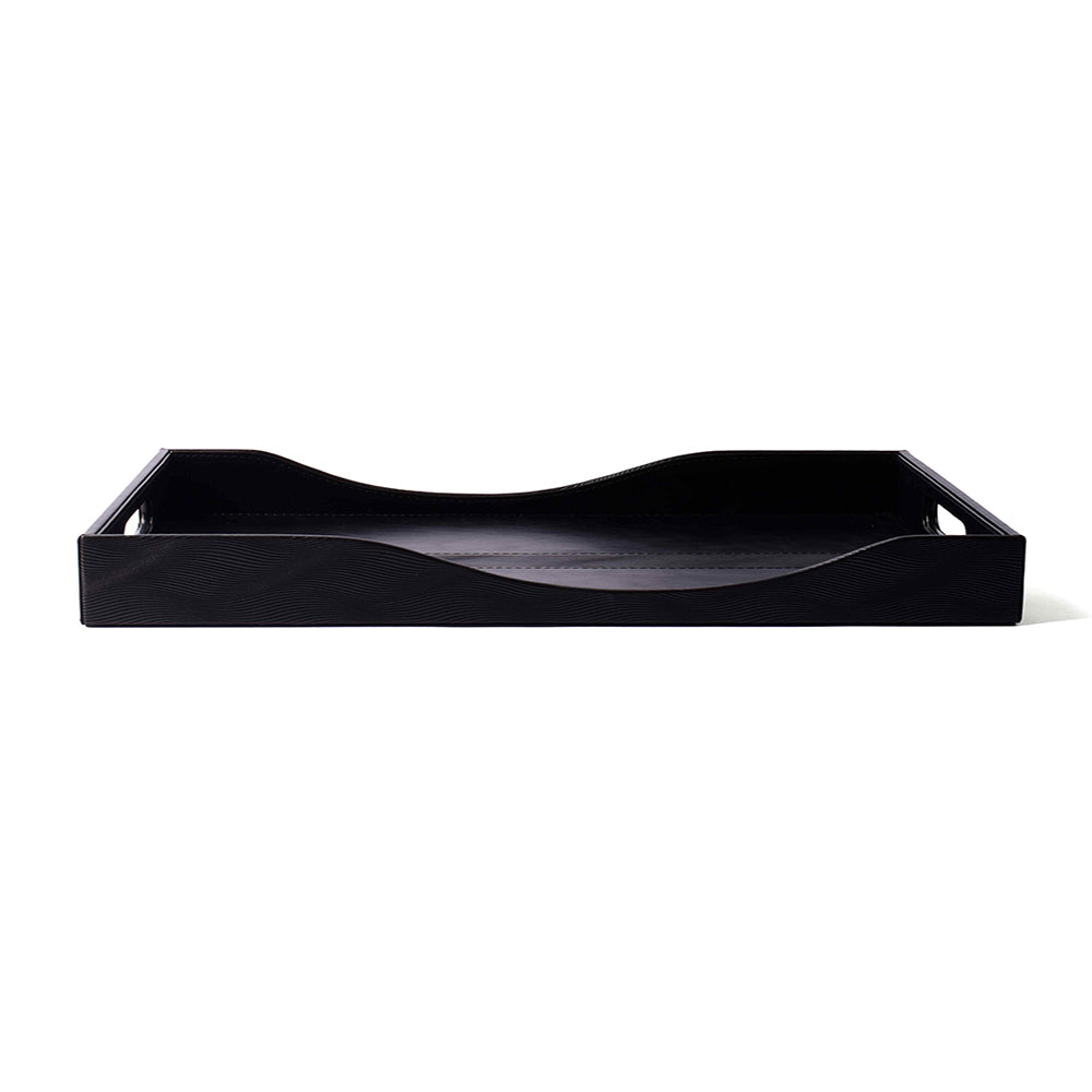 Rectangle Serving Tray Set of 2 | Black | Wave ICHKAN by Day To Day