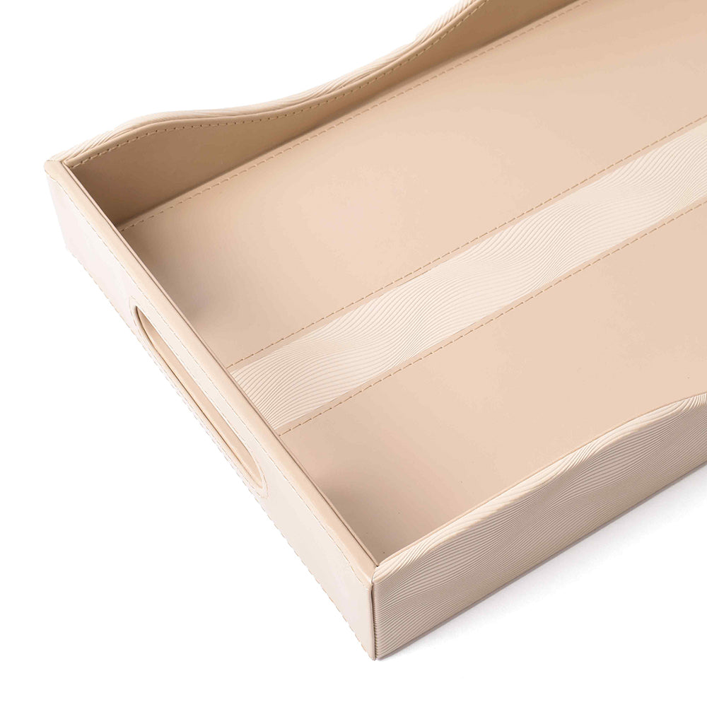 Rectangle Serving Tray Set of 2 | Beige | Wave ICHKAN by Day To Day