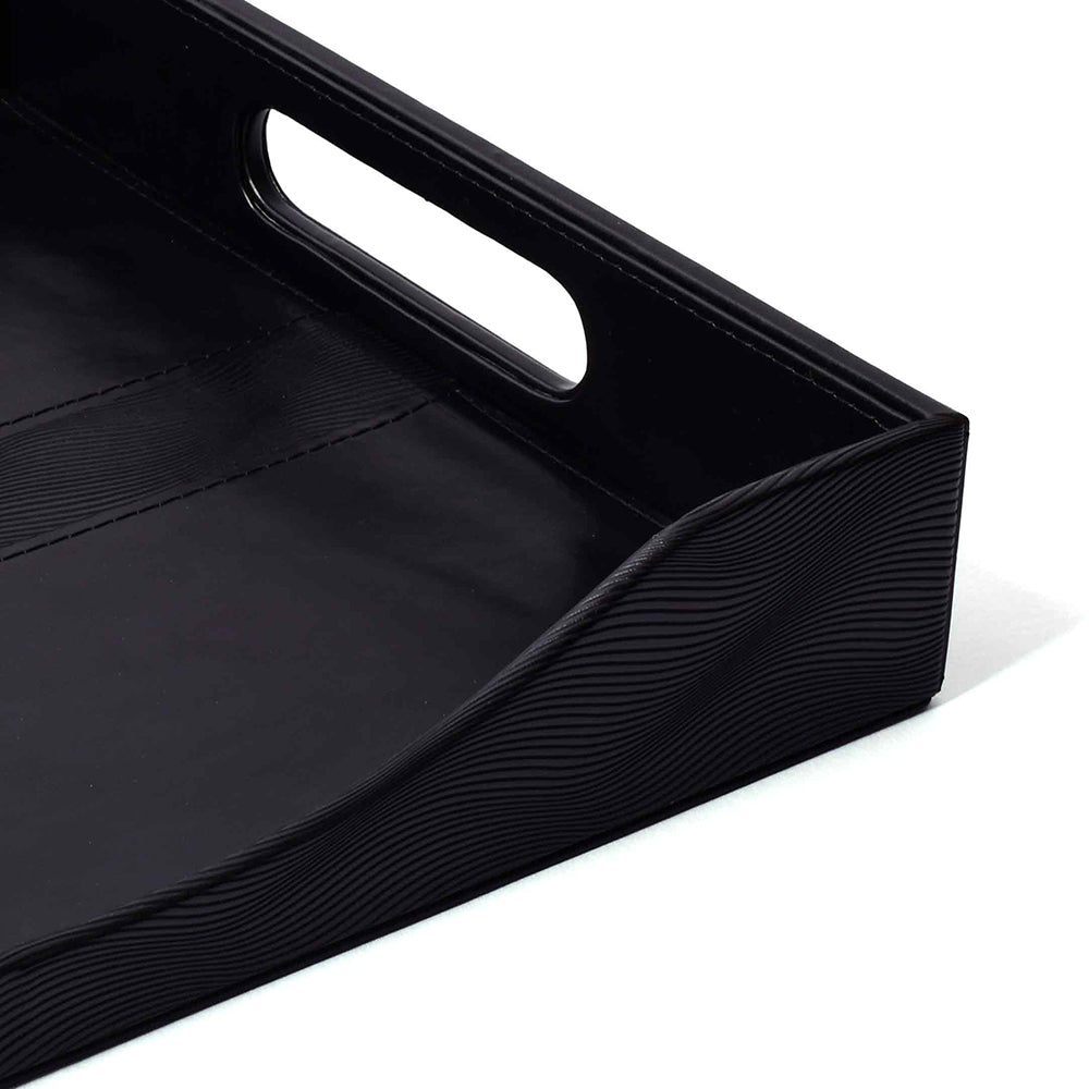 Rectangle Serving Tray Set of 2 | Black | Wave ICHKAN by Day To Day