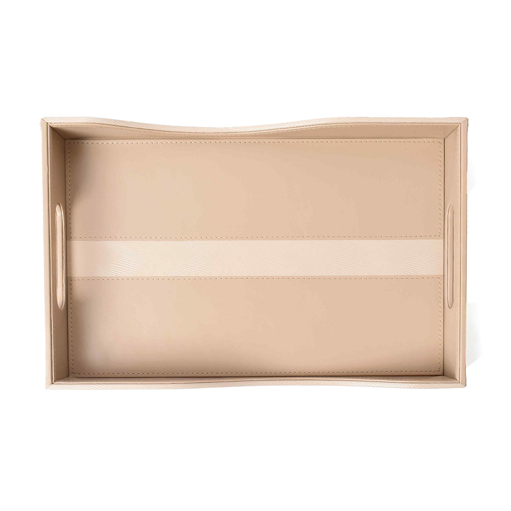 Rectangle Serving Tray Set of 2 | Beige | Wave ICHKAN by Day To Day