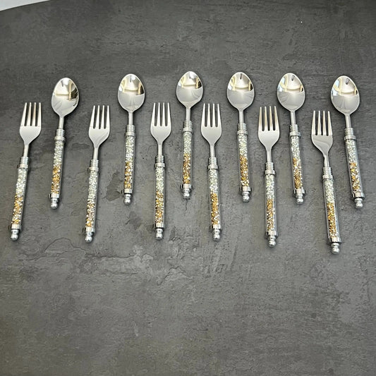Day and night Shimmer - Cutlery Set of 12 Ichkan