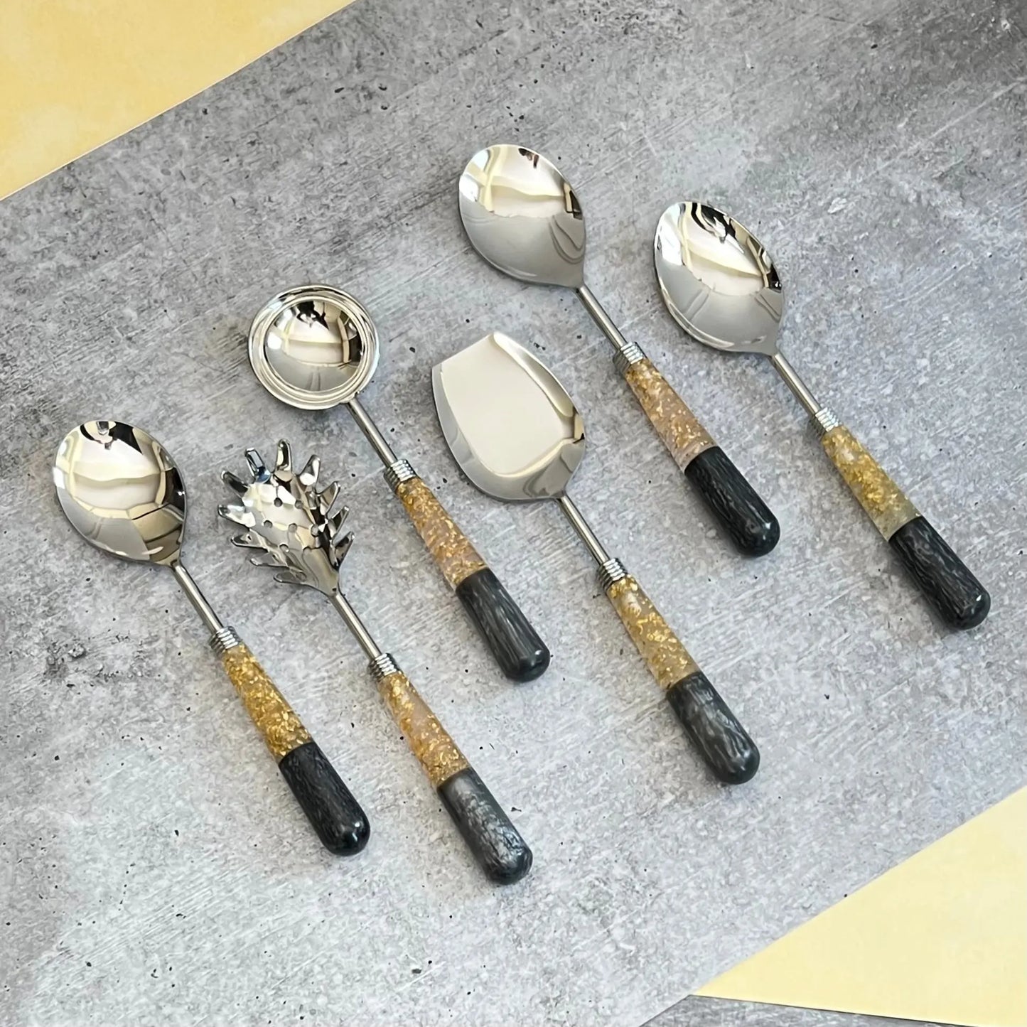 Granite-Serving Spoon Set Ichkan