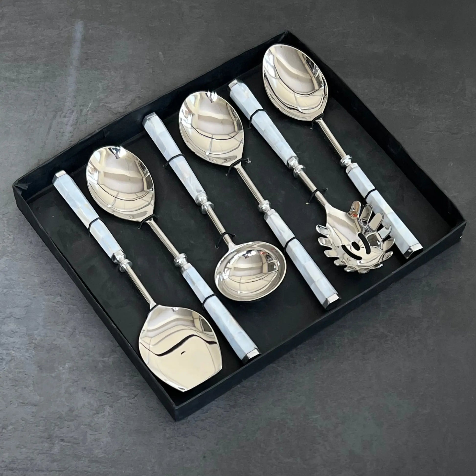 Marble - Serving Spoon Set Ichkan