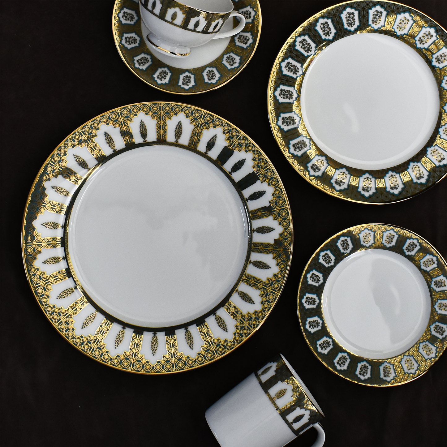 39 pc Dinner set | Blue | Chinar ICHKAN