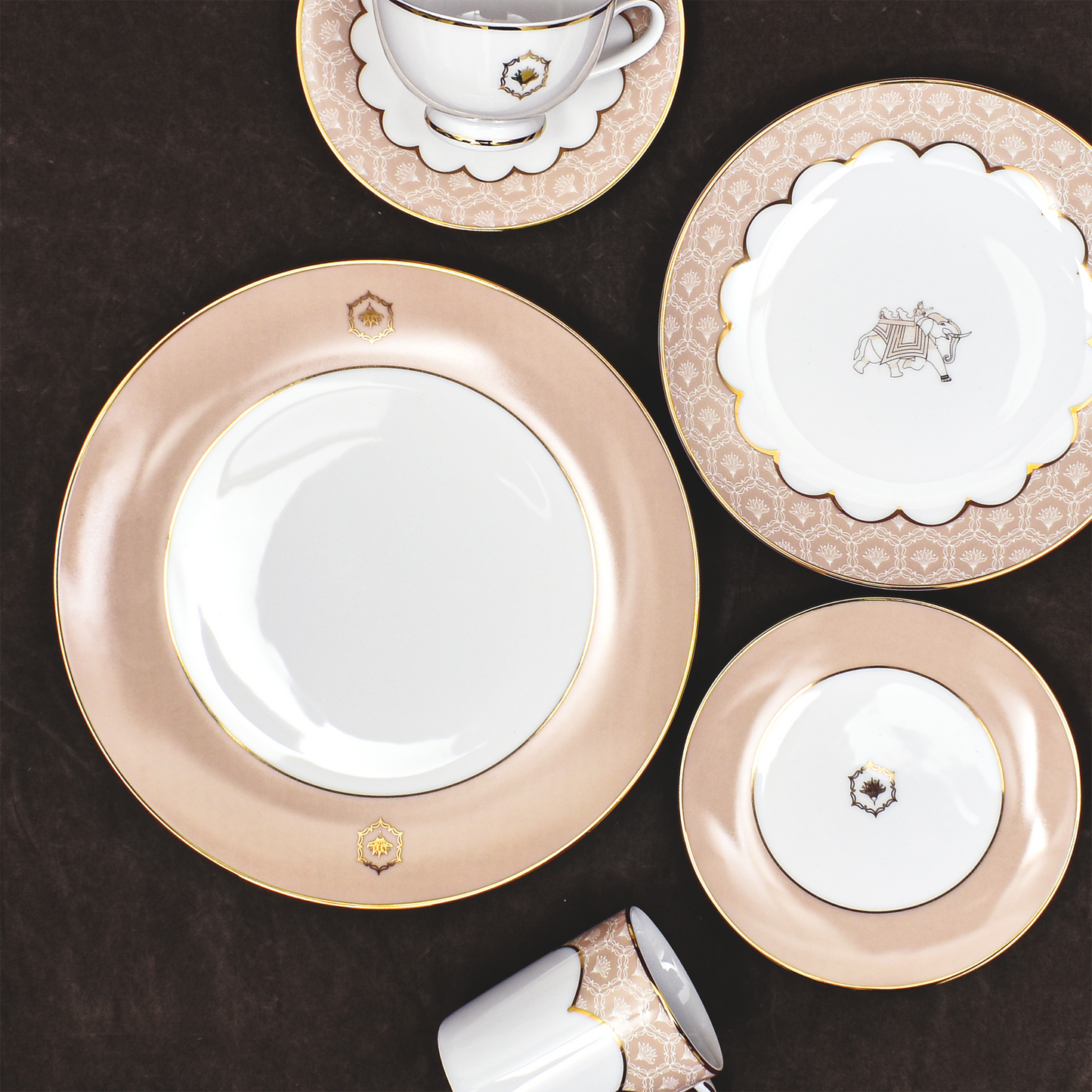 27 pc Dinner set | Peach | Peach Legacy ICHKAN