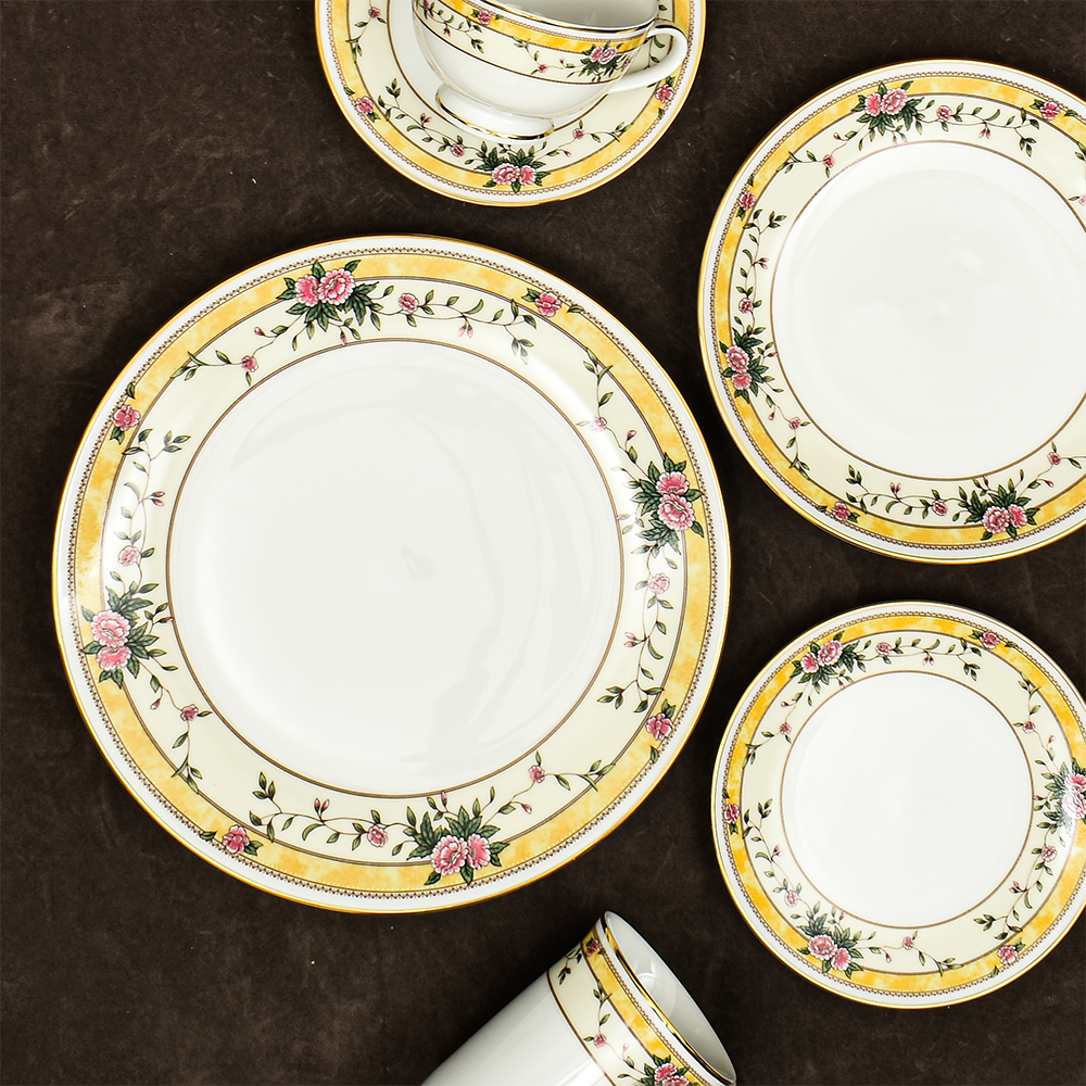 27 pc Dinner set | Yellow | Yeseniya ICHKAN