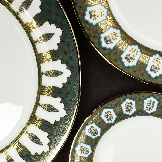 39 pc Dinner set | Blue | Chinar ICHKAN
