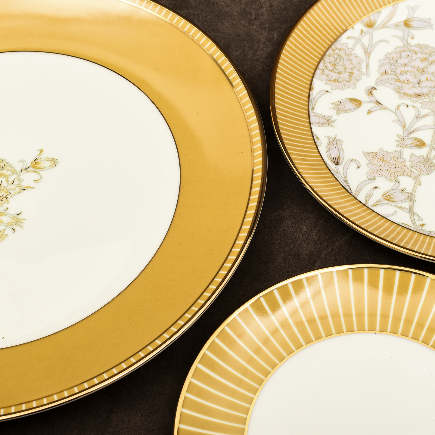 39 pc Dinner set | Yellow | Mustard Iris ICHKAN