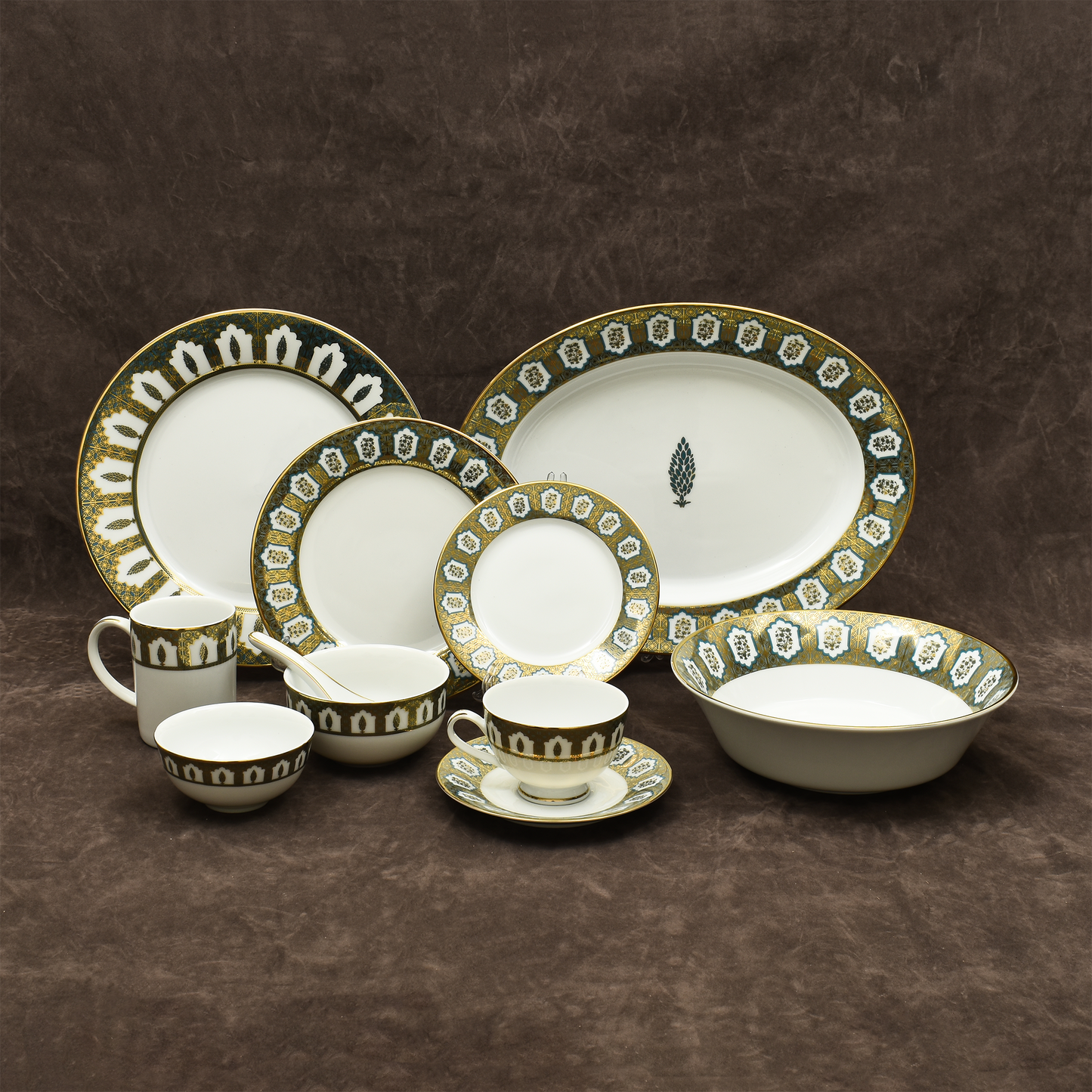 39 pc Dinner set | Blue | Chinar ICHKAN