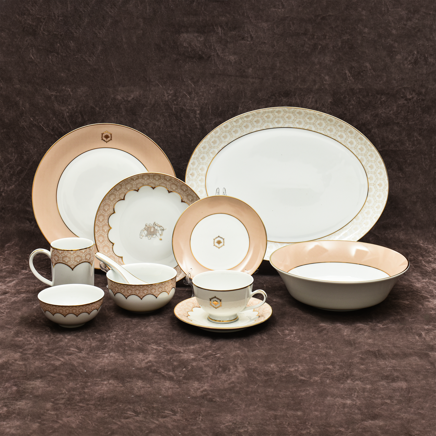 39 pc Dinner set | Peach | Peach Legacy ICHKAN