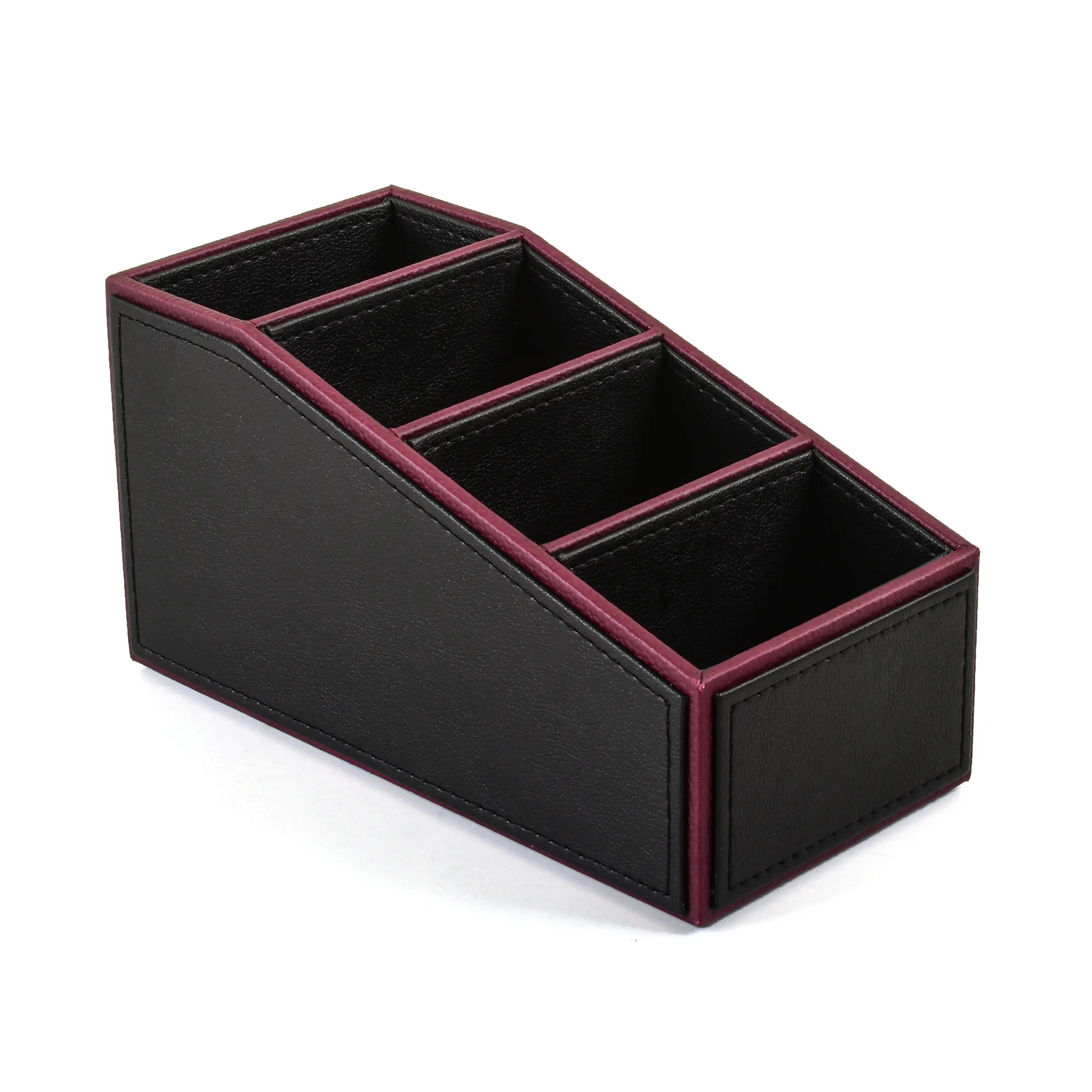 Leatherette Desk/Remote Organiser | Black | Axis 2.0 ICHKAN