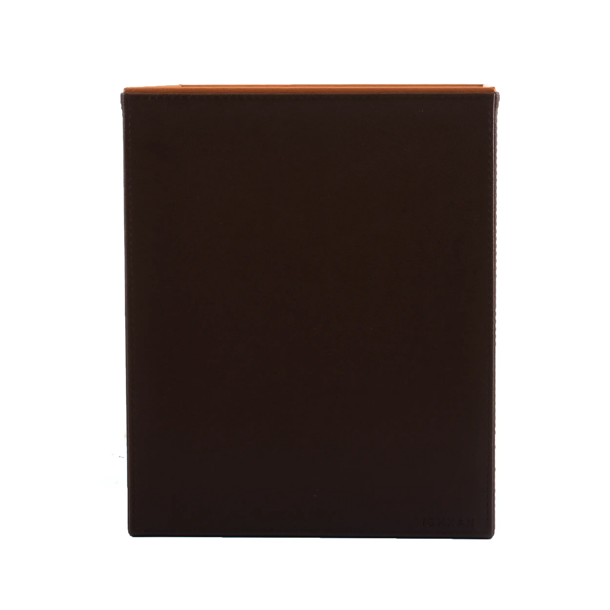 Leatherette Waste Bin | Dark Brown | Axis 2.0 ICHKAN