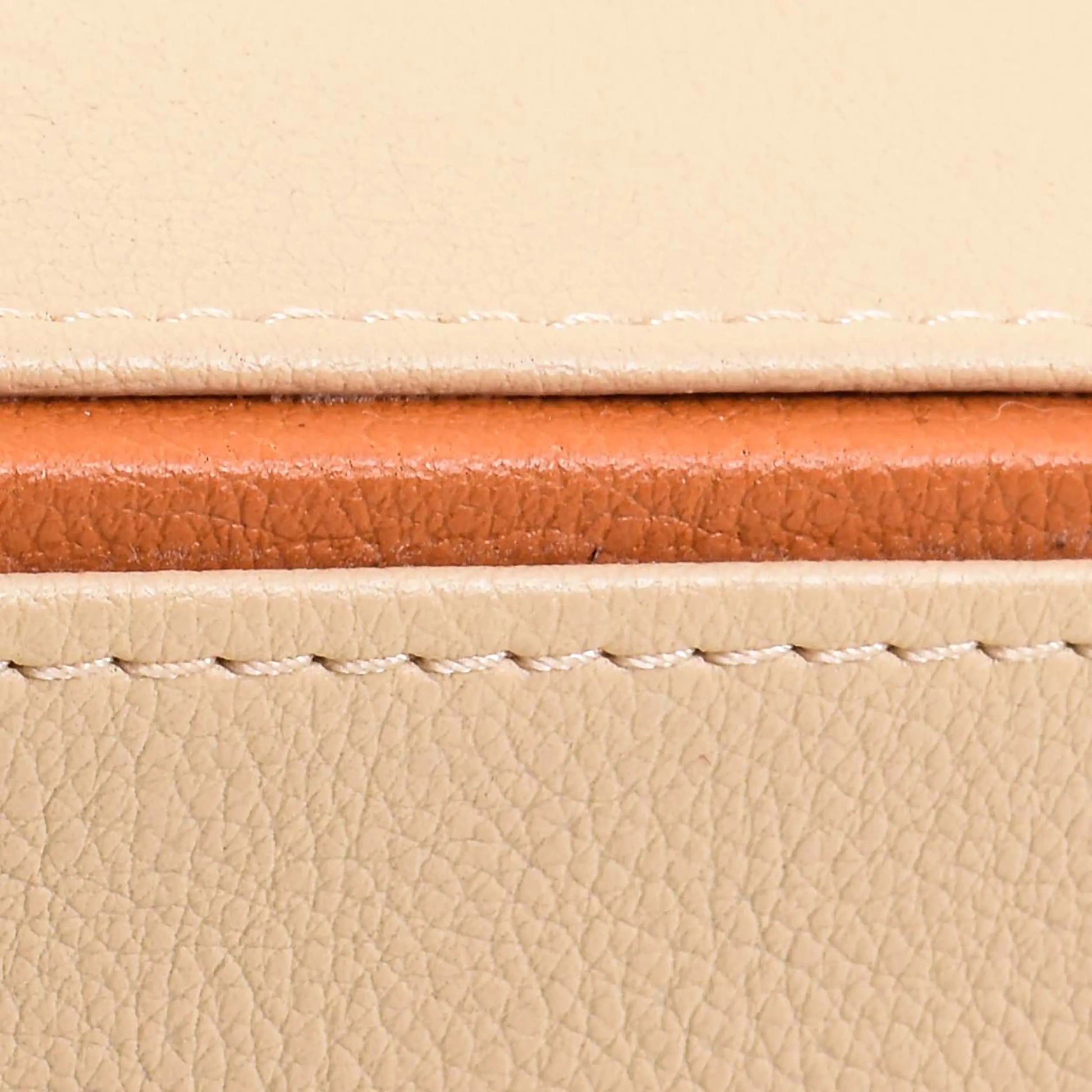 Leatherette Rectangle Tissue Box Holder | Beige | Axis 2.0 ICHKAN