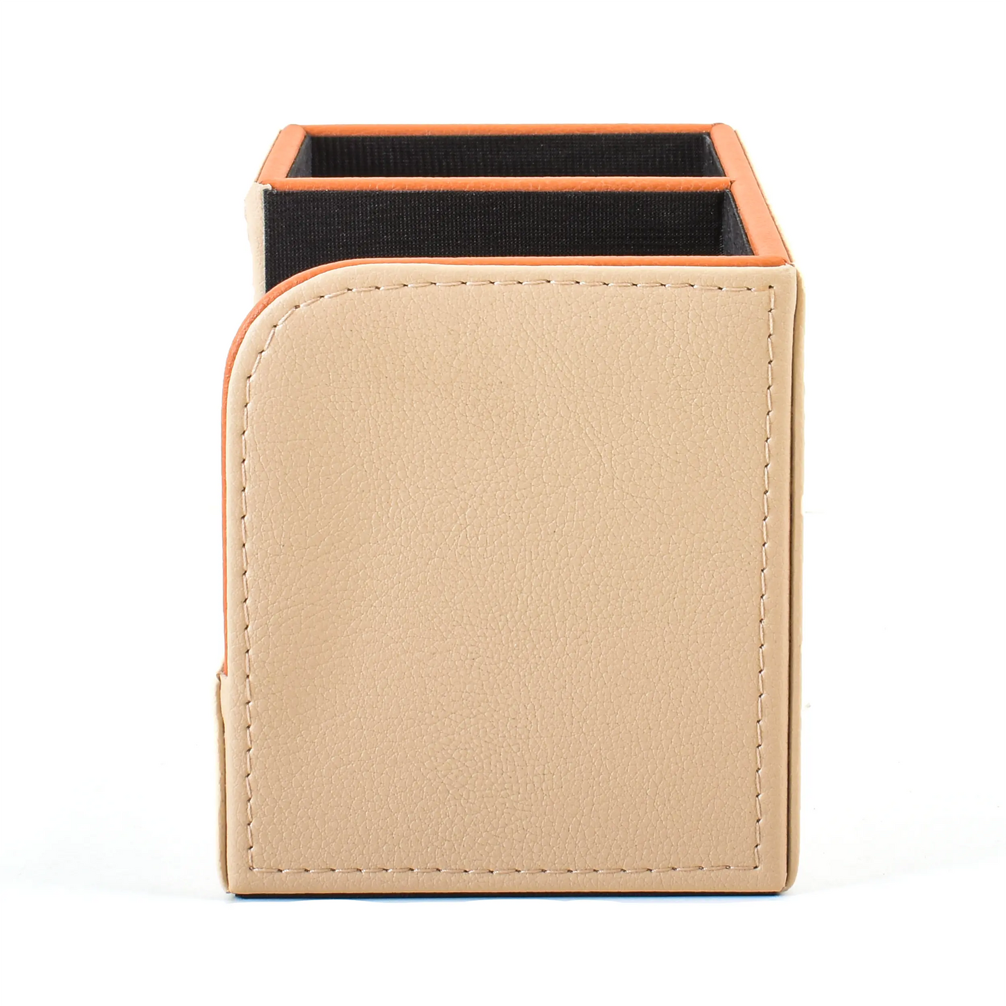 Leatherette Remote/Stationery Holder | Beige | Axis 2.0 ICHKAN