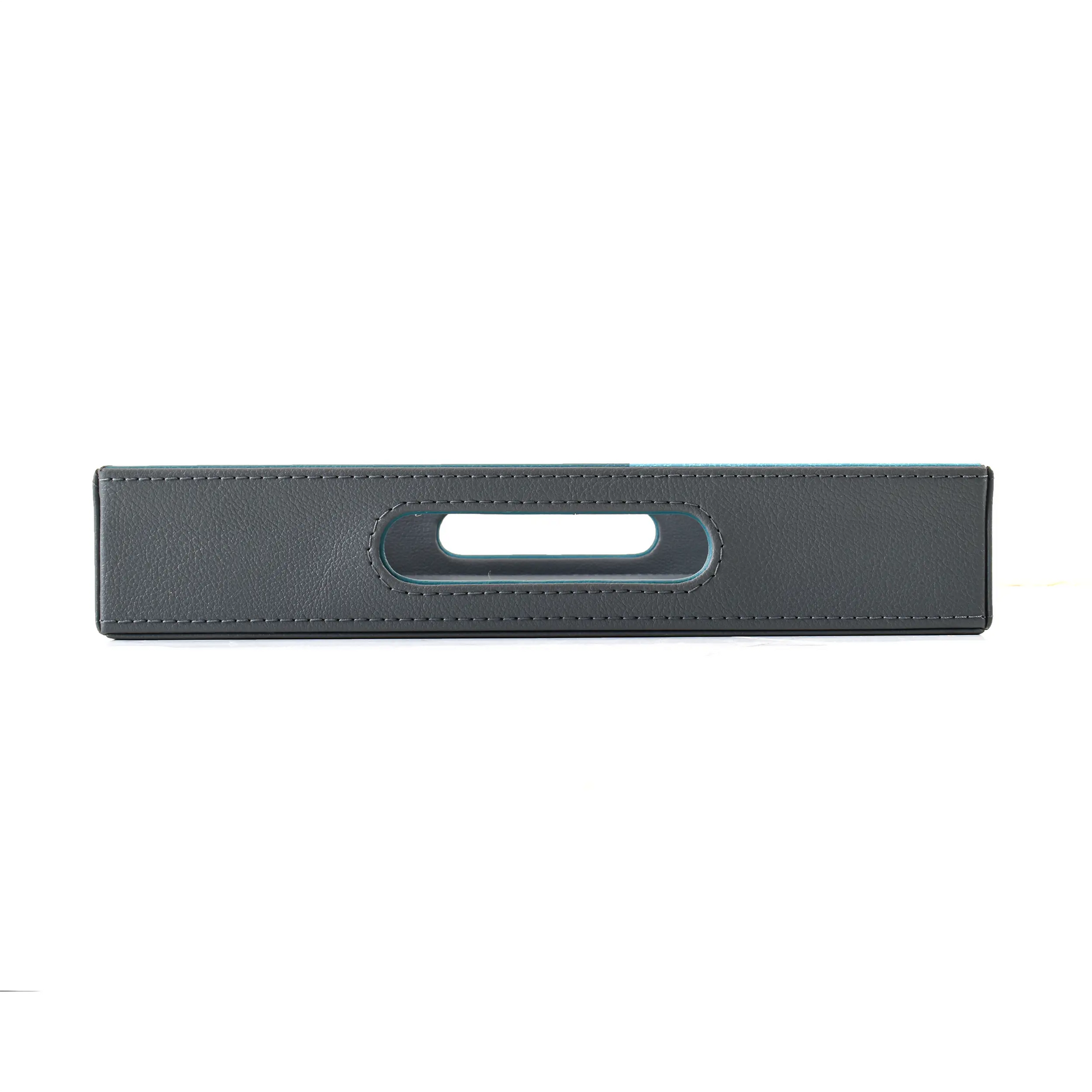 Leatherette Rectangle Serving Tray Small | Grey | Axis 2.0 ICHKAN
