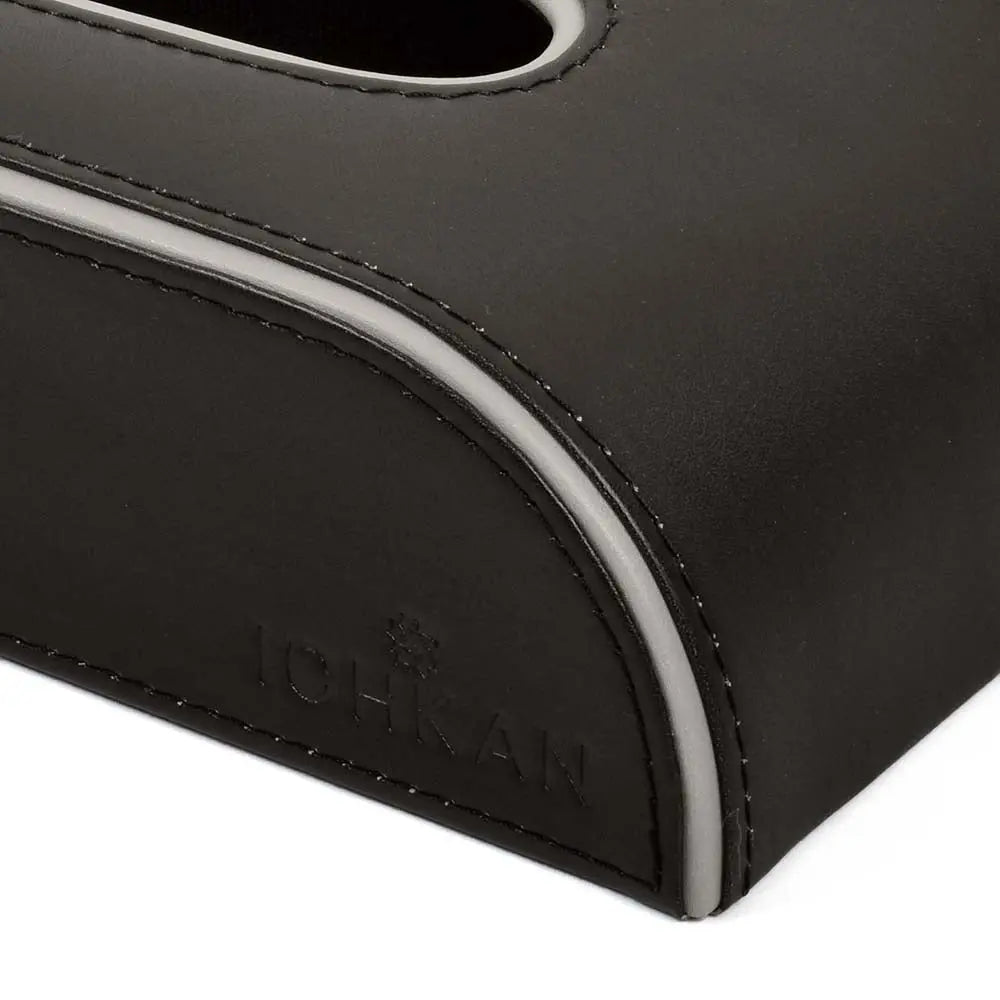 Leatherette Curve Tissue Holder | Black | Axis ICHKAN