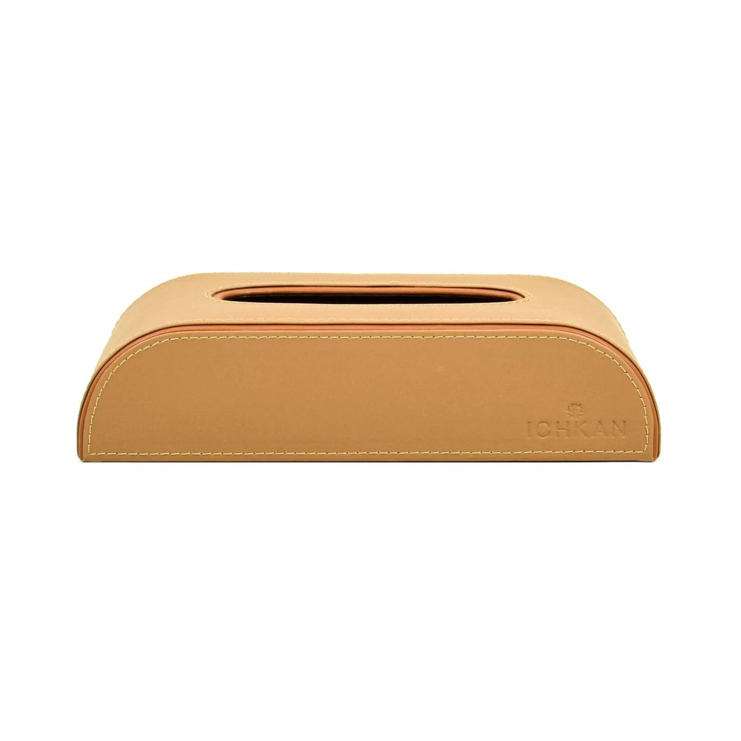 Leatherette Curve Tissue Holder I Camel | Axis ICHKAN