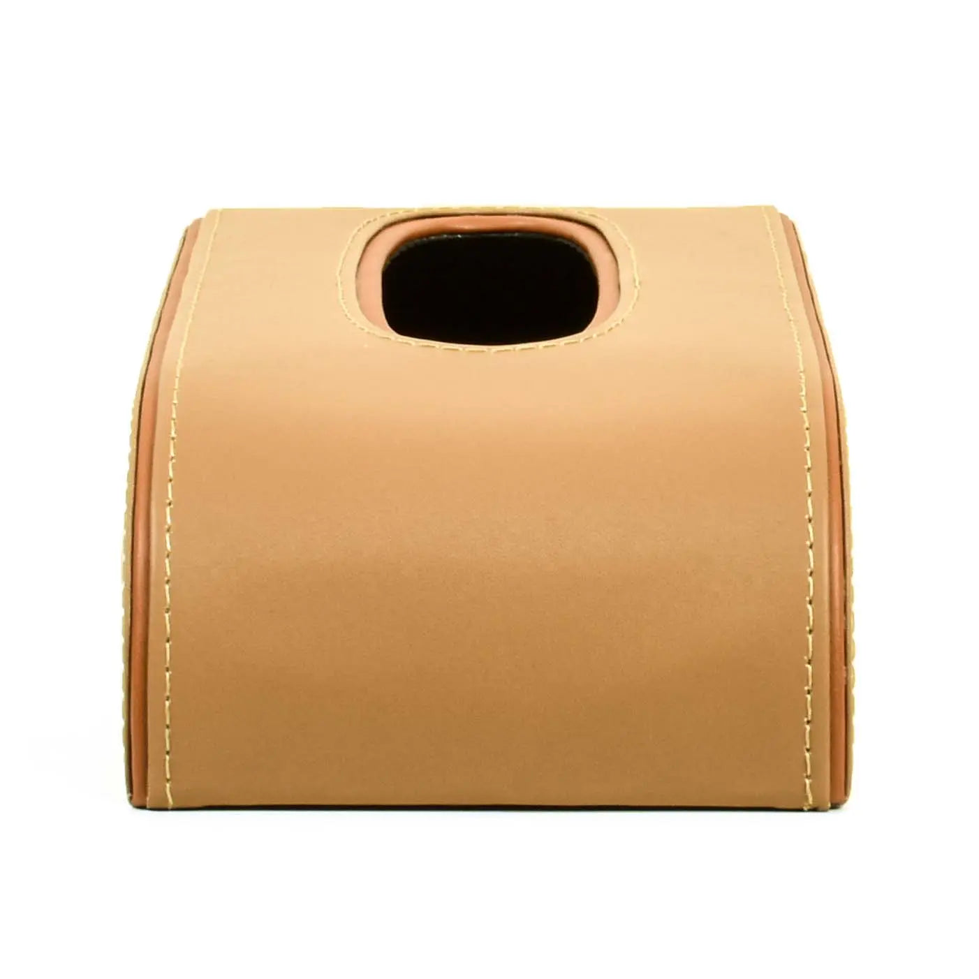 Leatherette Curve Tissue Holder I Camel | Axis ICHKAN