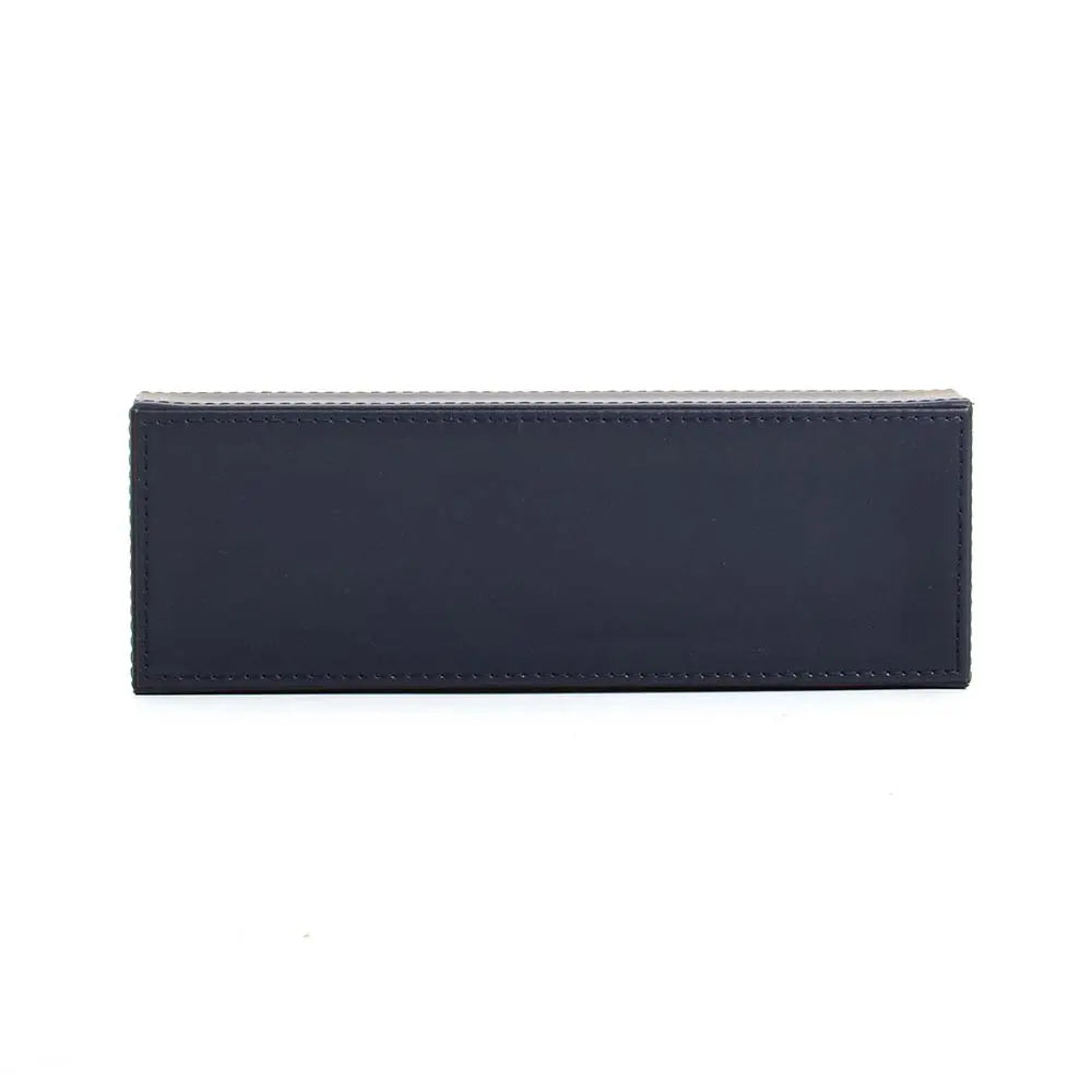 Leatherette Rectangle Long Cutlery Tray | Blue | Axis ICHKAN