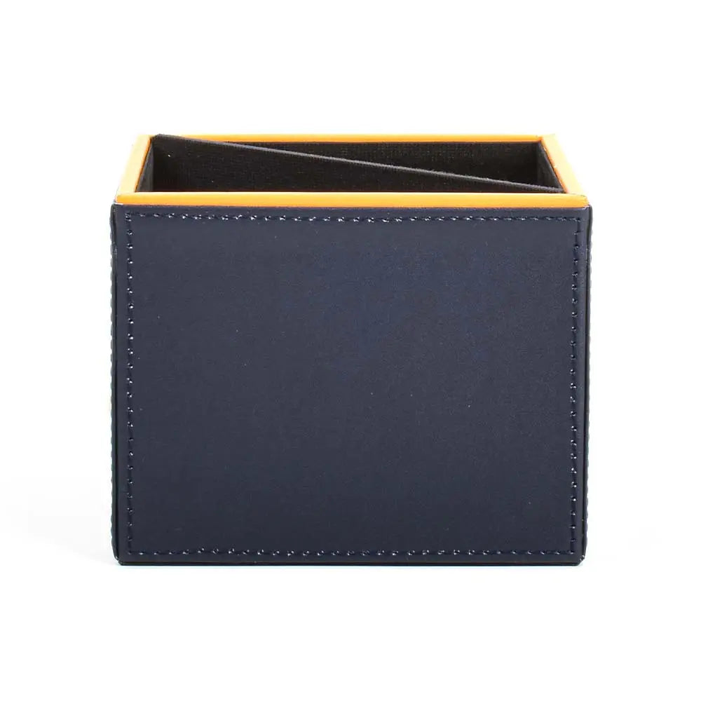 Leatherette Cosmetic/Pen Holder I Blue | Axis ICHKAN